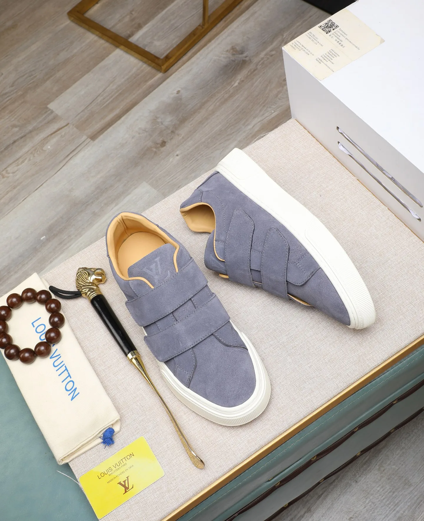 Men's shoes 💰460 [LV～] Men's casual shoes 2025z cabinet sales simultaneously 🔶Size: 38-44 #️⃣ 🔷3 colors🔜The upper is made of multi-material splicing➕cow leather lining, comfortable and breathable, sole: original comfortable and wear-resistant outsole, ⚠️real thing📱photographed🎬real thing is better📢📢📢